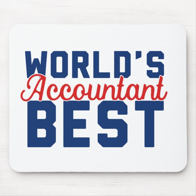 World's Best Accountant Mouse Pad (Front)