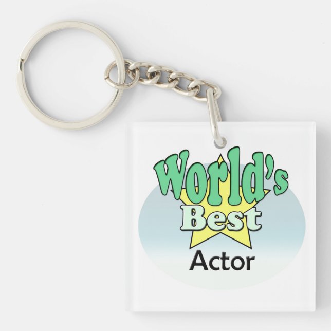 World's best Actor Keychain (Front)