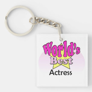 World's Best Actress Keychain