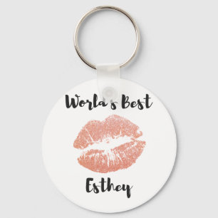 World's Best Aesthetician gift 6 Keychain