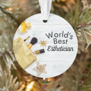World's best aesthetician ornament