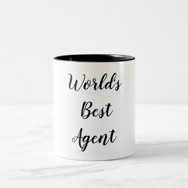 World's Best Agent Mug (Center)