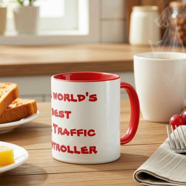 World's Best  Air Traffic Controller  in red Mug (Creator Uploaded)