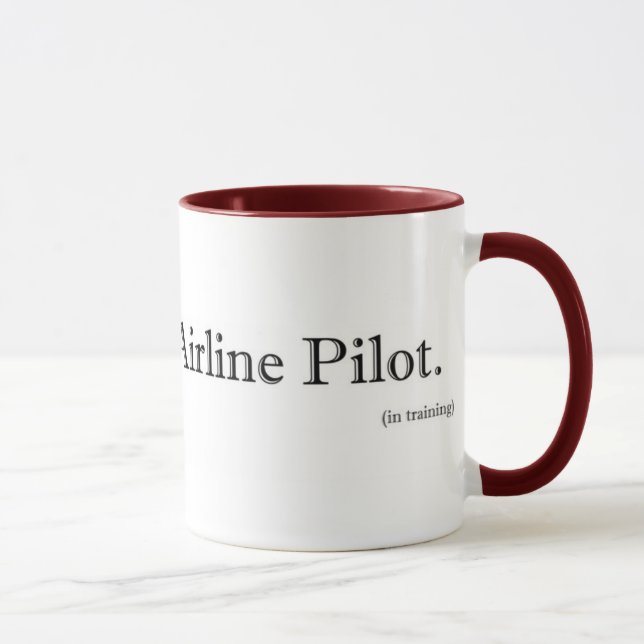 World's Best Airline Pilot. (in training) Mug (Right)