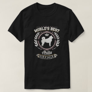 World's Best Akita Grandma Granddog T-Shirt
