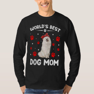 World's Best American Eskimo Dog Mom  Mother's Day T-Shirt