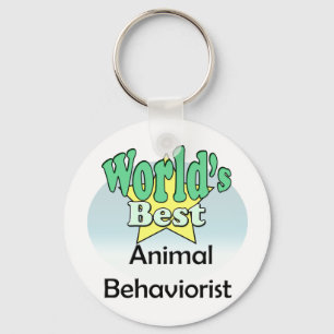 World's Best Animal Behaviorist Keychain