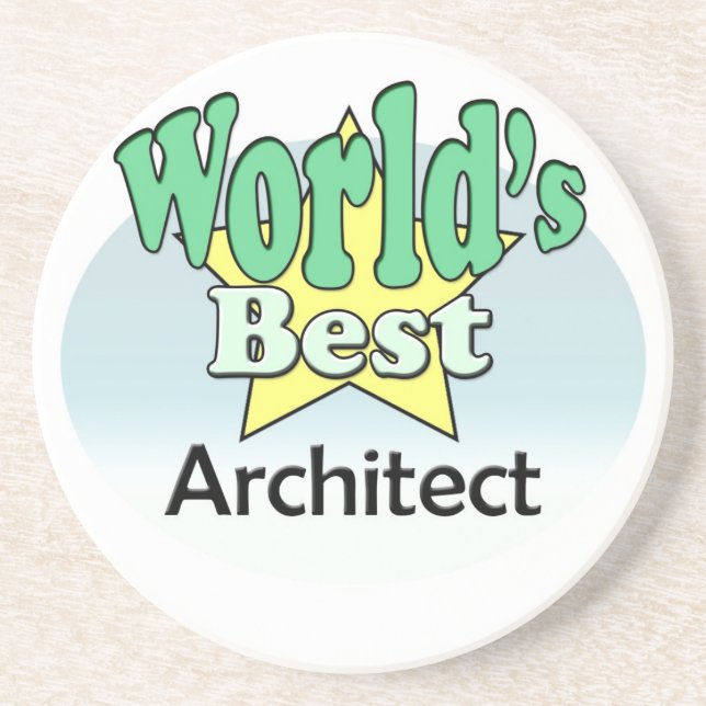 World's best Architect Coaster (Front)