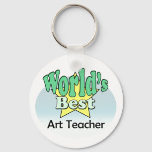 World's best Art Teacher Keychain