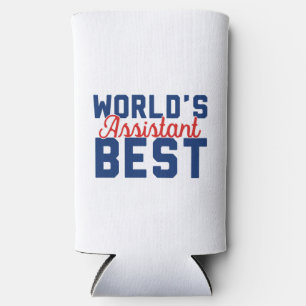 World's Best Assistant Personalized Seltzer Can Cooler