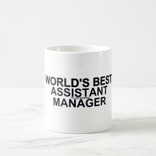 World's best Assistant (to the regional) Manager Coffee Mug (Center)