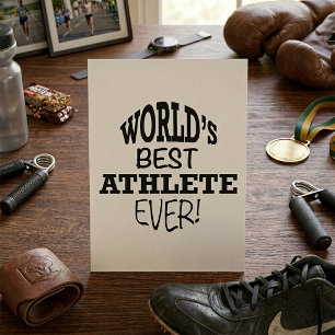 World's Best Athlete Ever Invitation