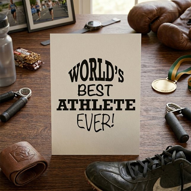 World's Best Athlete Ever Invitation (Creator Uploaded)