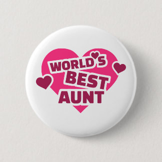 World's best Aunt 2 Inch Round Button