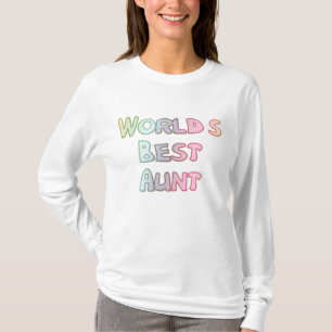 WORLDS BEST AUNT T-SHIRT