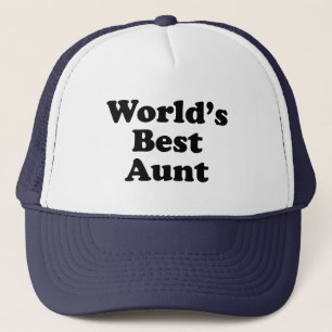 World's Best Aunt Trucker Hat