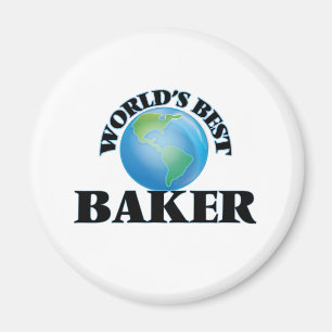 World's Best Baker Magnet