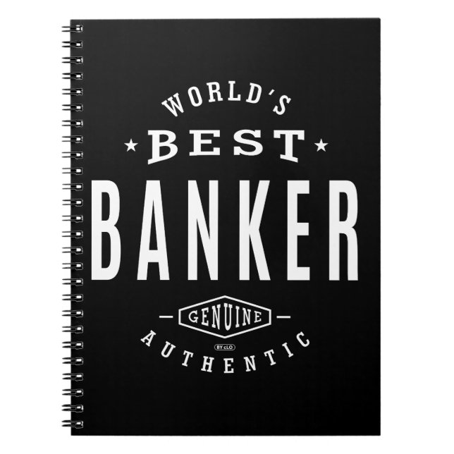 World's Best Banker Notebook (Front)