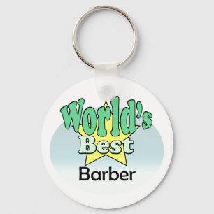 World's Best Barber Keychain
