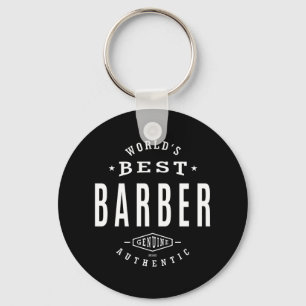 World's Best Barber Keychain