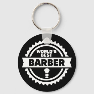 World's best Barber Keychain