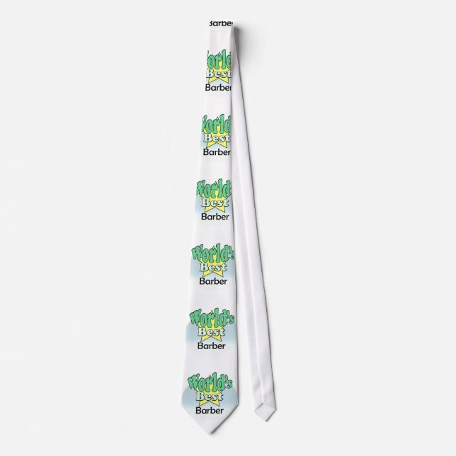 World's Best Barber Tie (Front)