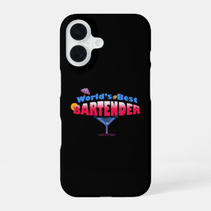 World's Best Bartender iPhone 16 Case