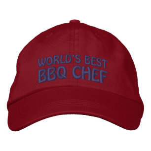 Worlds Best BBQ Chef Embroidered Hat