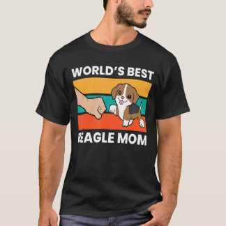 World's Best Beagle Mom Pet Beagle Mama T-Shirt