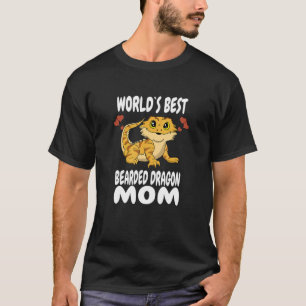 World's Best Bearded Dragon Mom Lizard T-Shirt