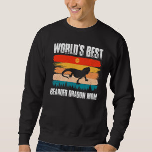 World's Best Bearded Dragon Mom Reptile Lizard Gec Sweatshirt