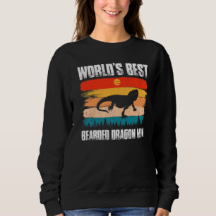 World's Best Bearded Dragon Mom Reptile Lizard Gec Sweatshirt