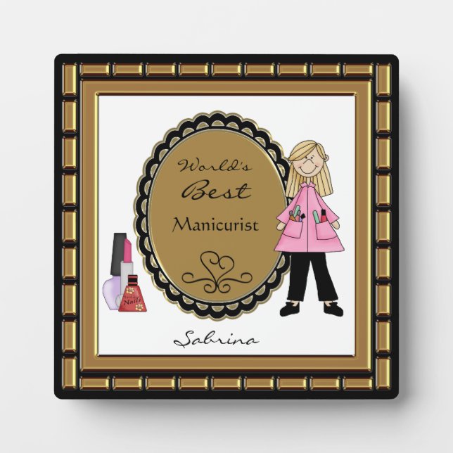 World's Best Beauty Care Professional Plaque (Front)