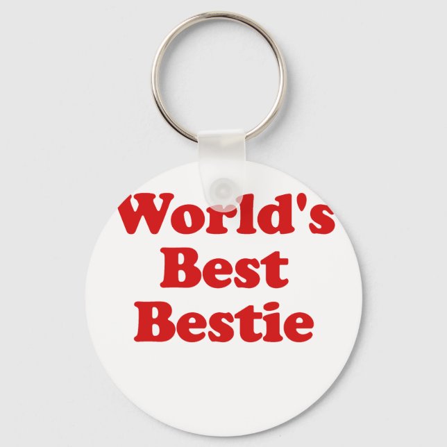Worlds Best Bestie Keychain (Front)