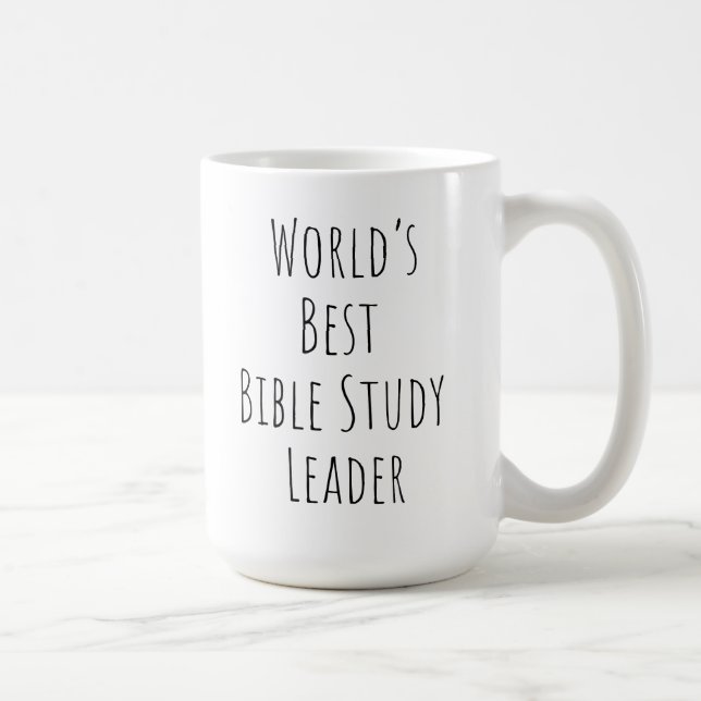 World's Best Bible Study Leader Coffee Mug (Right)