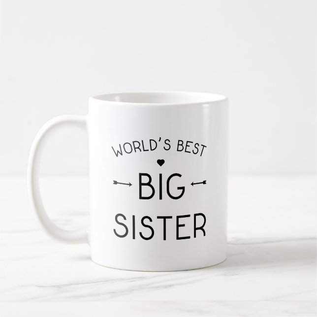 World's Best Big Sister Coffee Mug (Left)