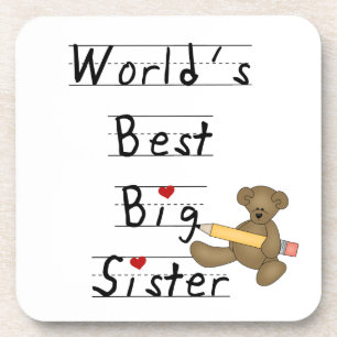 World's Best Big Sister Gifts Coaster