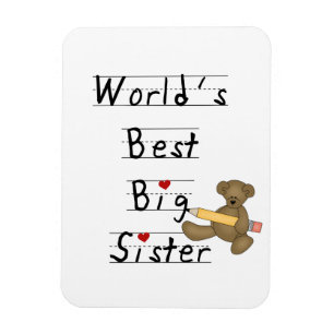 World's Best Big Sister Gifts Magnet