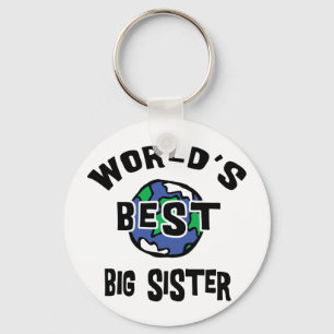 World's Best Big Sister Keychain