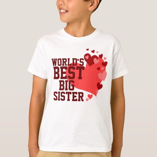 World's Best Big Sister T-Shirt (Front)