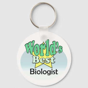 World's best Biologist Keychain