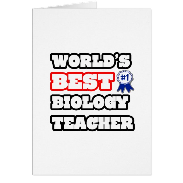 World's Best Biology Teacher (Front)