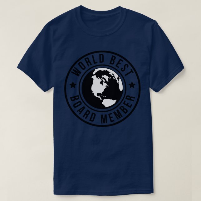 Worlds Best Board Member 1 T-Shirt (Design Front)