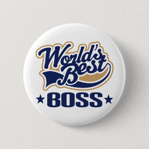 Worlds Best Boss 2 Inch Round Button
