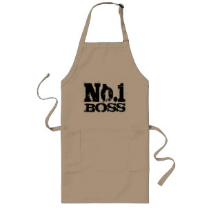 World's best boss BBQ apron   No. 1 gift idea