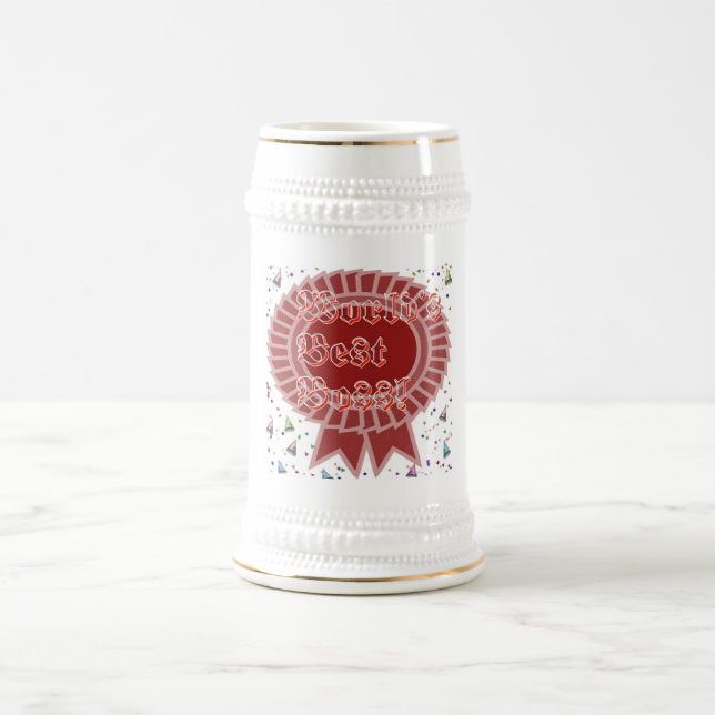 World's Best Boss Beer Stein (Center)
