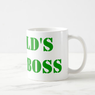 WORLD'S BEST BOSS COFFEE MUG