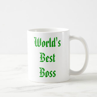 Worlds Best Boss Coffee Mug