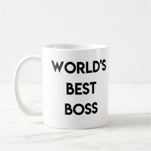 World's best boss coffee mug