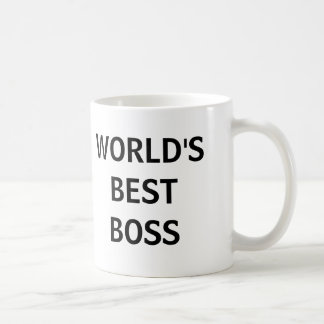WORLD'S BEST BOSS COFFEE MUG